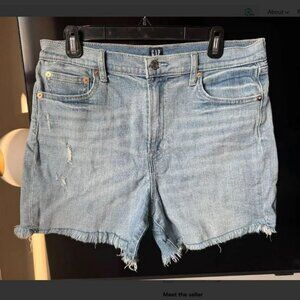 Gap High Rise Denim Shorts- Size 10 Tall